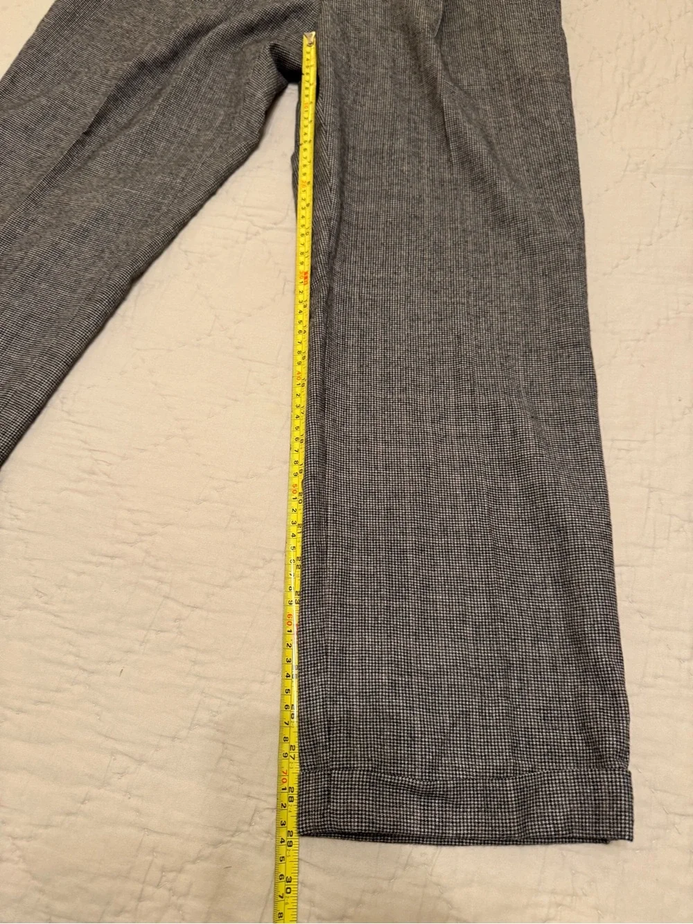 Hart Schaffner Marx Gray 100% wool Dress Pants